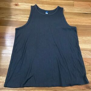 Brand new without tags grey ribbed tank